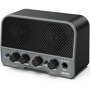 Mini Amplificateur De Guitare 5W, Haut-parleur Avec Entrées 3.5mm Et 6.35mm, Sortie 1/4 Pouces, Prend En Charge La Réglage De La Tonalité Du Volume, Overdrive