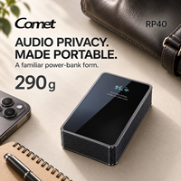 COMET RP40 Dispositif anti-enregistrement ultrasonique portable pour microphones de téléphone et enregistreurs, 19 transducteurs, confidentialité audio