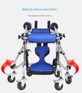 Bambino paralisi cerebrale emiplegia Walker riabilitazione attrezzature per l'allenamento telai Standard emiplegia Walker con ruota del sedile - Product Image 4