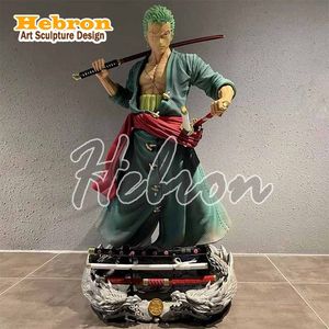 <span class=keywords><strong>Figurine</strong></span> d'action Zoro grandeur nature avec épée, <span class=keywords><strong>figurine</strong></span> d'anime <span class=keywords><strong>Roronoa</strong></span> Zoro en résine, vente chaude - Product Image 6