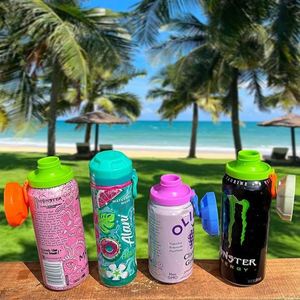 <b>Plastic</b> Magnetic Leak-proof Soda Can Lids Universal Fit Portable <b>Drink</b> Can Tops for Home Kitchen Camping and Outdoor Activities - Product Image 2