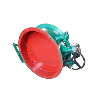 Actionneur de vanne papillon ventilée DN2000 pour le contrôle du débit d'air en conditions nouvelles, polyvalent pour la ventilation industrielle - Product Image 1