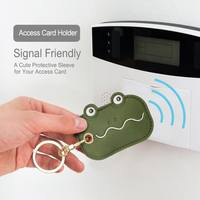 Porte-clés personnalisé pour carte d'accès, breloque de sac compatible signal, étui pour cartes de bureau, de dortoir et de clés de voiture
