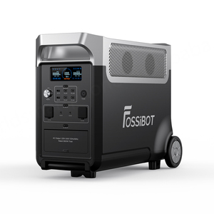 Estación de Energía Portátil FOSSiBOT F3600 Pro, 3840Wh LiFePO4, Generador Solar, Salida de CA de 3600W, Carga Solar de 2000W, con Ruedas - Product Image 1