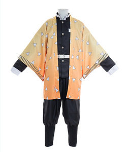 Halloween Cosplay Set Voor Tokyo Demon Slayer Anime Kamado Tanjirou Nezuko Kochou Shinobu Met Iconische Kimono Pakken Kimetsu
