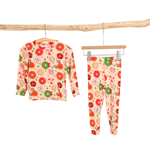 Thời trang mùa hè phong cách Scotland với họa tiết tre in hình, bộ quần áo dành cho chị em và anh em, cửa hàng thời trang trẻ em. - Product Image 5