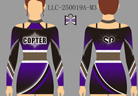Tenue de cheerleading personnalisée OEM en tissu à manches longues avec strass étincelants et nœuds