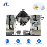 Mesin Pencampur Bubuk Tipe Batch Double Cone Langsung dari Pabrik, Blender Putar Industri Stainless Steel untuk Bubuk