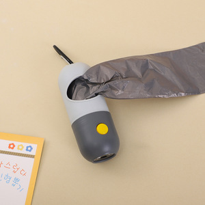 Sang Trọng Đơn Giản Nhựa Con Chó Phân Của Túi Chủ Bền Vững Chất Thải Rác Lưu Trữ Dispenser Với Phụ Kiện Công Cụ Cung Cấp Cho Chó Cưng - Product Image 1