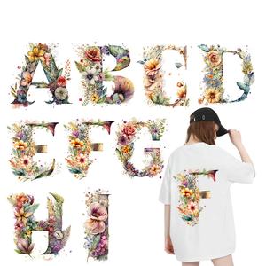 Wholesale Custom DTF Printed Iron-On Heat Transfer <b>Sticker</b> Washable & Durable PET Press <b>Stickers</b> for T-Shirts <b>Letter</b> Design - Product Image 1