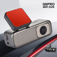 Cámara para Auto DVR con Pantalla IPS Real 2K de 1.47 Pulgadas, Precio al por Mayor, WIFI 2.4G, Doble Lente, Cámara Trasera con Ángulo Amplio de 150°, Grabadora de Video 1080P