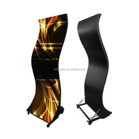 Pantalla LED Portátil con Soporte, Señalización Digital Móvil para el Vestíbulo de Hoteles y Publicidad de Eventos