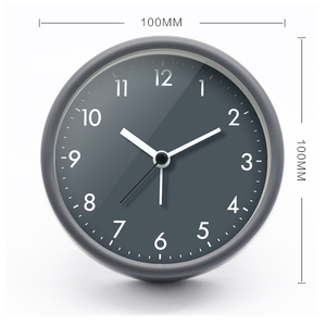 4 inch hiện đại tối giản kim loại đồng hồ bàn tùy chỉnh trang trí nhà cà phê khách sạn sinh viên báo thức báo động thạch anh kim - Product Image 5