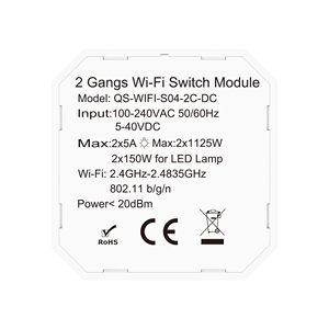 Interrupteur sans fil AC/DC 2 gangs WIFI Zigbee 3.0 NO/NC, micro-interrupteur, interrupteur de fin de course, SPDT, télécommande sans fil, contact sec, vente directe d'usine - Product Image 5