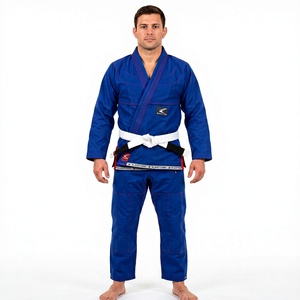 Kimono de Jiu-Jitsu léger prêt pour la compétition, logo personnalisé, uniforme d'arts martiaux BJJ Gi avec fonction extensible, 100% coton - Product Image 1
