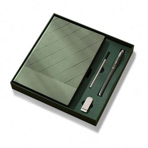 Ensemble stylo et bloc-notes USB 4 en 1 avec logo personnalisé, cadeau d'entreprise avec logo d'entreprise pour les promotions - Product Image 1