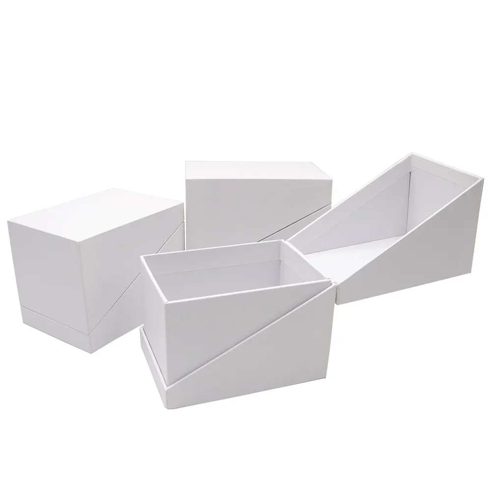 Eco Friendly Custom Book Shape Hard Flip Top White Small Paper Box Coffee Bag Tea Bag Food Products Gift Box