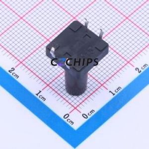 K2-1103DP-Z4SW-04 Tactile Switch Through hole Component (THT)-4P,12x12mm Switch 2.5N Through Hole 12mm 12mm - Product Image 2