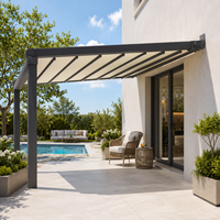 Pergola pliante en tissu imperméable, directement de l'usine, avec structure métallique résistante à la corrosion, pour mariages et lieux événementiels