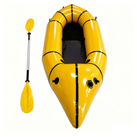 Packraft gonflable monoplace ultraléger écologique sans colle en TPU de 235 cm pour la pêche, les loisirs et la navigation sur les lacs, garantie 1 an