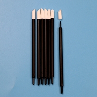 Bâtonnet de nettoyage T-11 noir en PP de 5 mm avec embout en PU incliné pour imprimantes DTF et DTG, bâtonnet de nettoyage en mousse PU pour détails