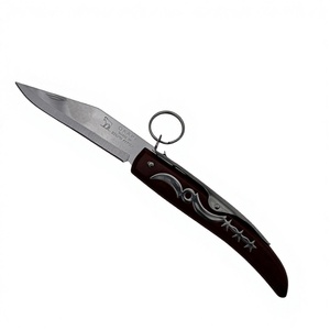 Portable Wooden Handle Keychain Folding <b>Knife</b> EDC Camping Portable Utility <b>Knife</b> Stainless Steel <b>Knife</b> - Product Image 1