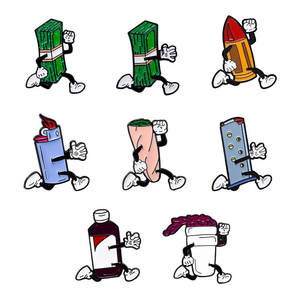 Оптовые продажи напрямую от производителя YINI: металлические значки с логотипом на заказ, дизайнерские эмалевые традиционные модные броши и нагрудные значки. - Product Image 2