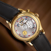 Montre mécanique Lucky Harvey pour homme, titane de grade 5, automatique, édition limitée Année du Cheval, étanche, saphir ZLS502