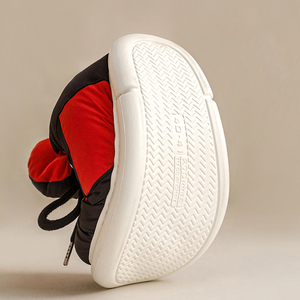 <span class=keywords><strong>Zapatillas</strong></span> de deporte suaves para exteriores para hombre, <span class=keywords><strong>zapatillas</strong></span> personalizadas divertidas con <span class=keywords><strong>cordones</strong></span> para mantener el calor, zapatos de felpa, <span class=keywords><strong>zapatillas</strong></span> antideslizantes para interiores - Product Image 4