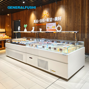 Vitrina Refrigerada Comercial GENERALFUSHI Ultra Ancha con Enchufe para Conservación de Pasteles <span class=keywords><strong>y</strong></span> Postres en Panaderías, Enfriamiento Silencioso - Product Image 2