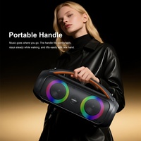 XDOBO Vibe Plus II, enceinte portable avec poignée, pour extérieur, étanche IPX5, subwoofer 100W avec LED RGB, alimentation par batterie