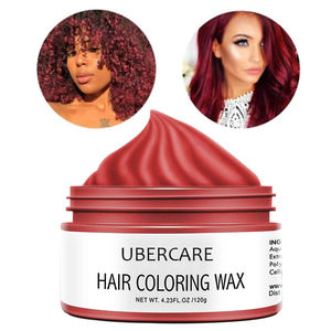 Cire teinture temporaire pour cheveux, crème naturelle instantanée, couleur verte, ml, nouveau produit - Product Image 5