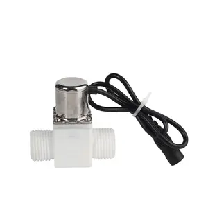 DC 3V-6V 1/2" Self-Hold Pulse Solenoid Valve Male Water Low Power Long Life Latching Valve