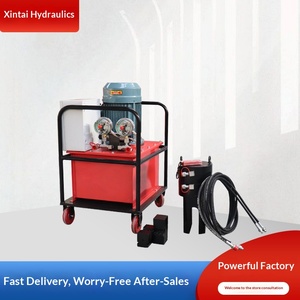 Suministro de fábrica: Equipo portátil de unión de barras de acero de 40 mm, abrazadera hidráulica para barras de acero, extrusora en frío de barras de acero - Product Image 1