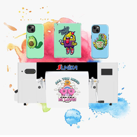 Nouvelle imprimante UV DTF CHDUN A3 avec tête d'impression Epson I3200, encre UV entièrement automatique pour l'impression d'autocollants et de boîtes-cadeaux en verre