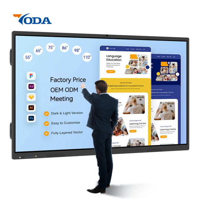 98 Inch Interactive Tv Touch Screen Whiteboard Flat Panel White Board Interactive Smart Board for Classroom Price