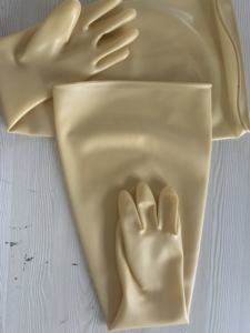 Gants de sécurité 140 <span class=keywords><strong>mm</strong></span> ou <span class=keywords><strong>160</strong></span> <span class=keywords><strong>mm</strong></span> Diamètre du port Gants isolants en caoutchouc latex - Product Image 2