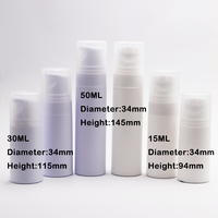 Flacon pulvérisateur de lotion cosmétique pour le visage sans air, couleur personnalisée, avec impression sur écran
