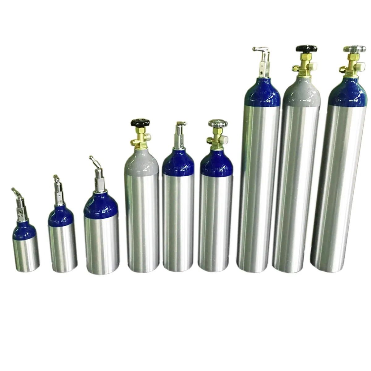 Food Grade High Pressure aluminum cylinder Carbon Dioxide Cylinder for Soda Water