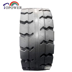 Neumático Diagonal Sólido 27x10-12 para Plataformas Elevadoras Haulotte, Repuesto de Alta Capacidad de Carga - Product Image 2