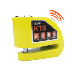 Système d'alarme de sécurité étanche moto serrure alarme haut décibel et câble vélo antivol vélo alarme frein à disque serrure - Product Image 4