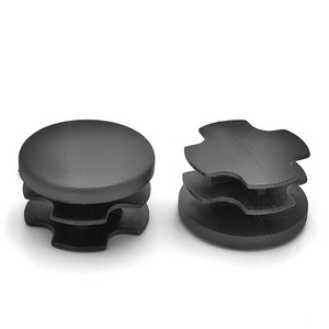Bouchon rond en plastique Shi Hong pour meubles, couvercle de trou plat pour tuyau en acier, anti-poussière et antidérapant - Product Image 2
