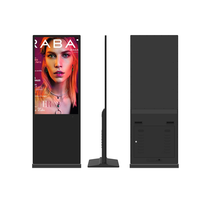 Kiosque double face 75 pouces à écran LCD 4K UHD, Android 11, 2 Go de RAM, 32 Go de stockage, pour ascenseurs, avec CMS à distance