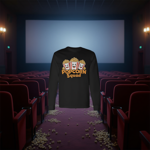 Camiseta de manga larga Popcorn Squad, ropa de cine con diseño de comida y aperitivos - Product Image 3
