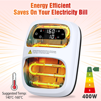 Xingyan - Mini Prensa de Calor Portátil de 220V/110V, Placa de Impresión Pequeña de 12x18cm para Tiendas de Impresión, para Camisetas, Tazas y Ropa