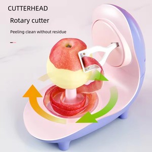 1 pezzo <span class=keywords><strong>pelapatate</strong></span> elettrico ricarica automatica multifunzionale Pelador commerciale meravigliosa casa Peeling manufatto di frutta portatile - Product Image 5