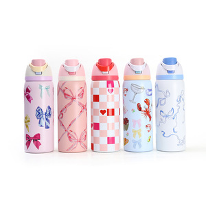 Gobelet isotherme en acier inoxydable 304 à large ouverture, portable, pour femmes, voyages en plein air, cadeau de rentrée scolaire - Product Image 5