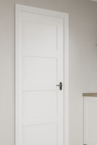 Prima Light Luxe Shaker Style Porte En Bois Quincaillerie En Métal Porte De Salle De Bains À La <span class=keywords><strong>Mode</strong></span> Belle Maison Porte - Product Image 3
