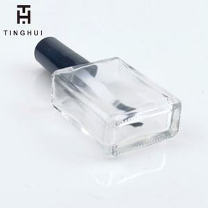 ขวดใส่ยาทาเล็บแบบใสทรงสี่เหลี่ยมจากซัพพลายเออร์จีน ขวดเปล่าสำหรับยาทาเล็บพร้อมแปรง - Product Image 6