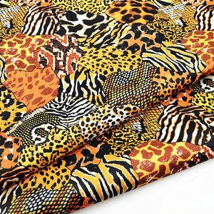 Tissu doublure en polyester sergé waffle, avec grande fleur, couleur or, doublure en rouleau, vente en gros <span class=keywords><strong>au</strong></span> mètre, usine chinoise, - Product Image 6